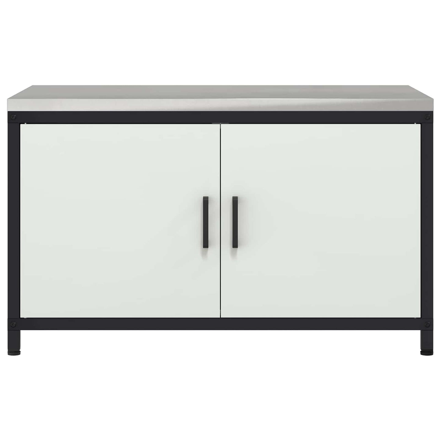 Stoccaggio in cucina HATTEM Bianco 90 x 50 x 53 cm Acciaio | homemem39