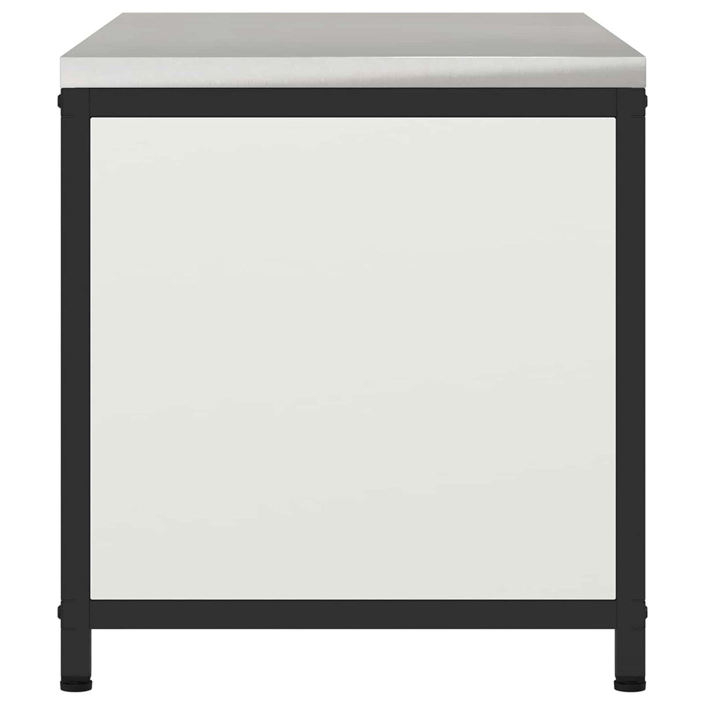 Stoccaggio in cucina HATTEM Bianco 90 x 50 x 53 cm Acciaio | homemem39