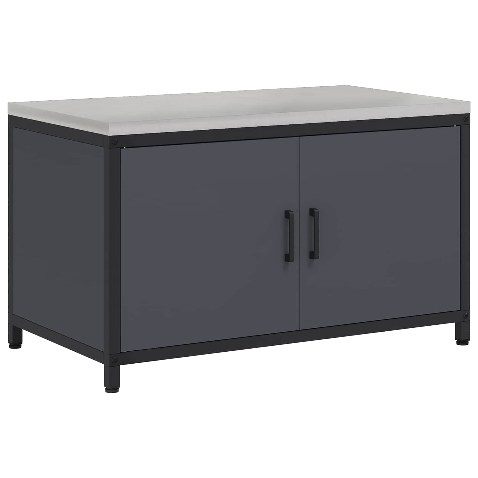 Stoccaggio in cucina HATTEM Antracite 90 x 50 x 53 cm Acciaio | homemem39