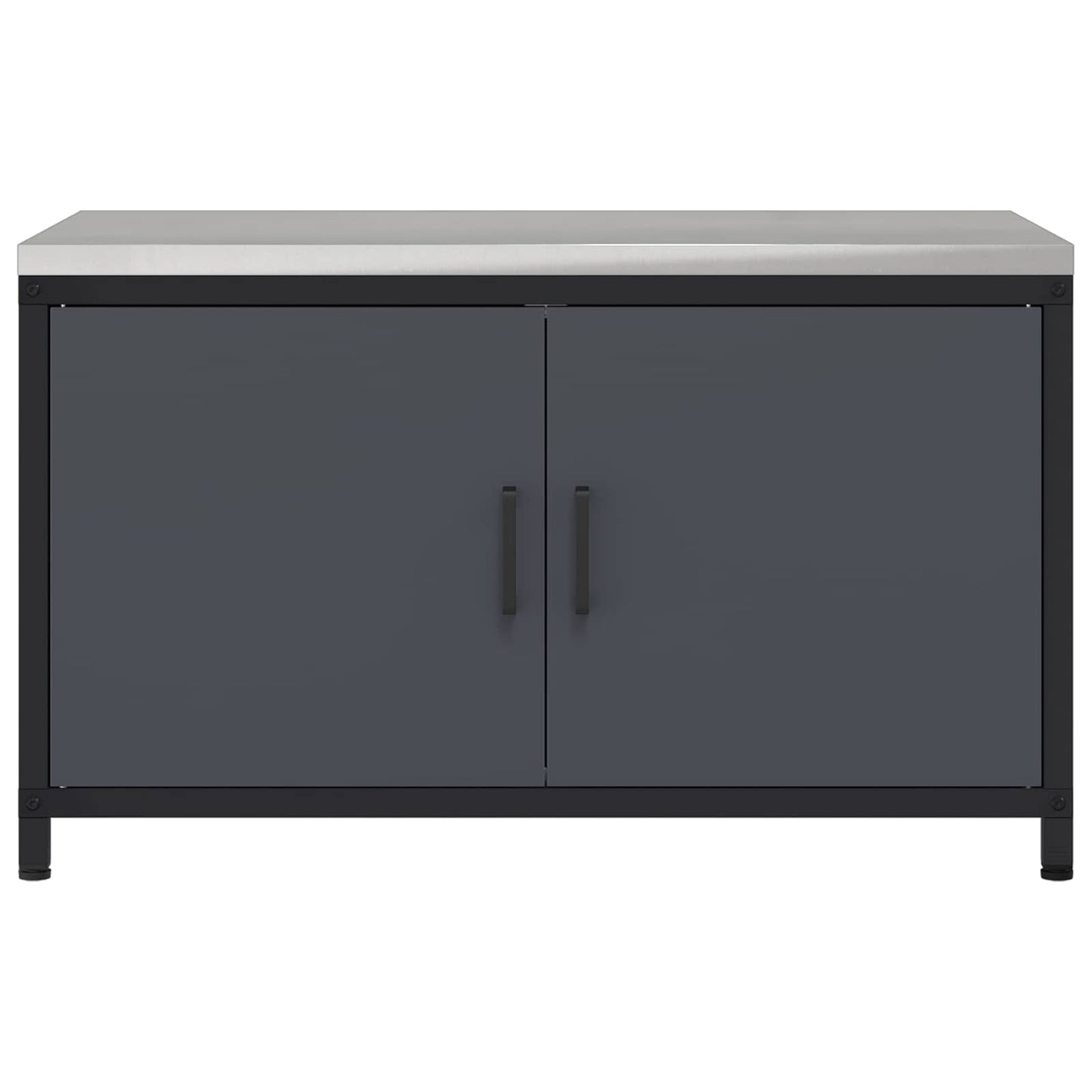 Stoccaggio in cucina HATTEM Antracite 90 x 50 x 53 cm Acciaio | homemem39