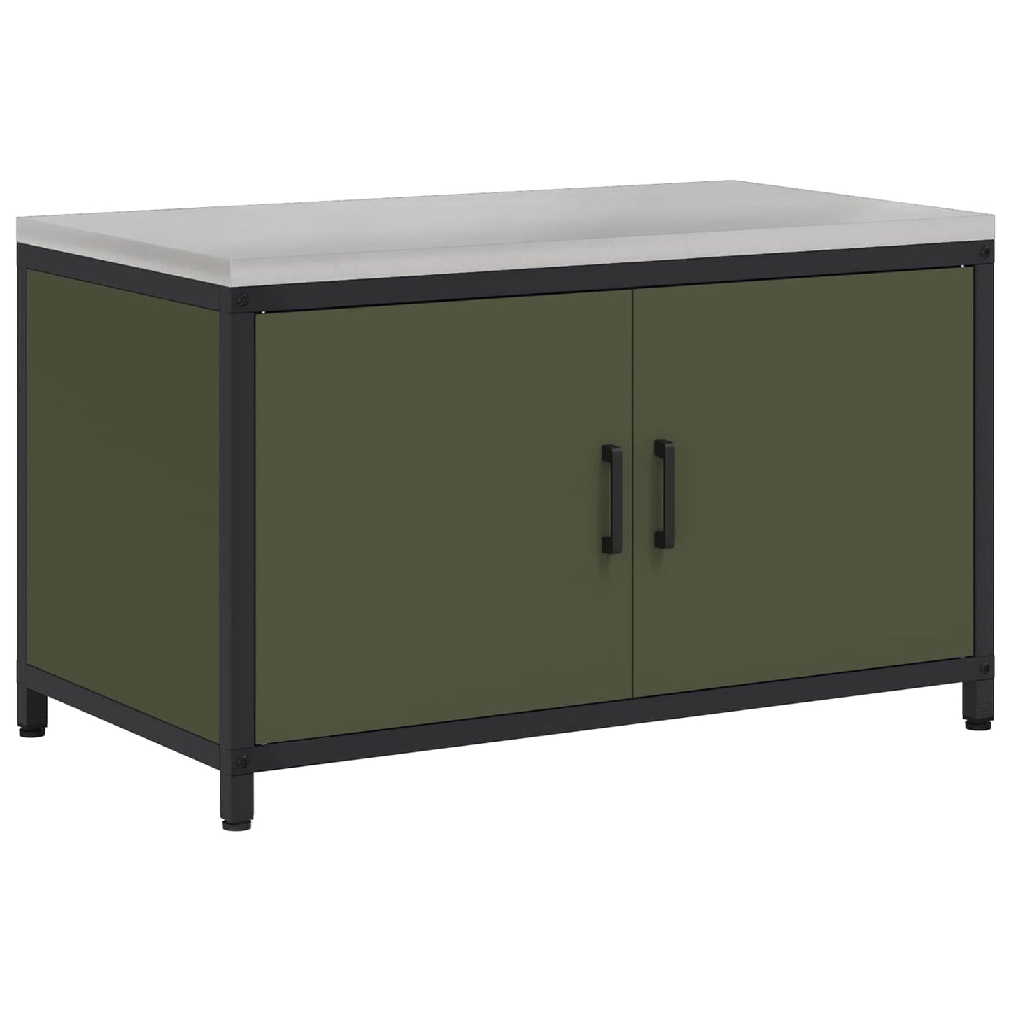 Stoccaggio in cucina HATTEM Verde Oliva 90 x 50 x 53 cm Acciaio | homemem39