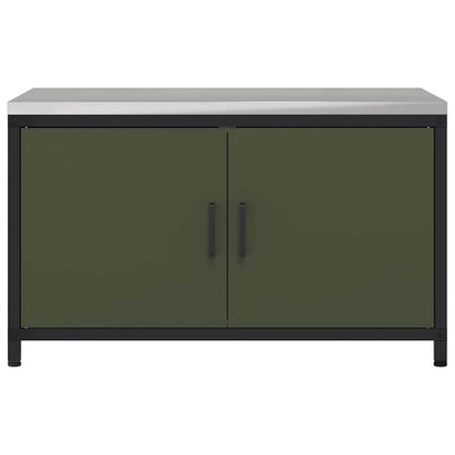 Stoccaggio in cucina HATTEM Verde Oliva 90 x 50 x 53 cm Acciaio | homemem39