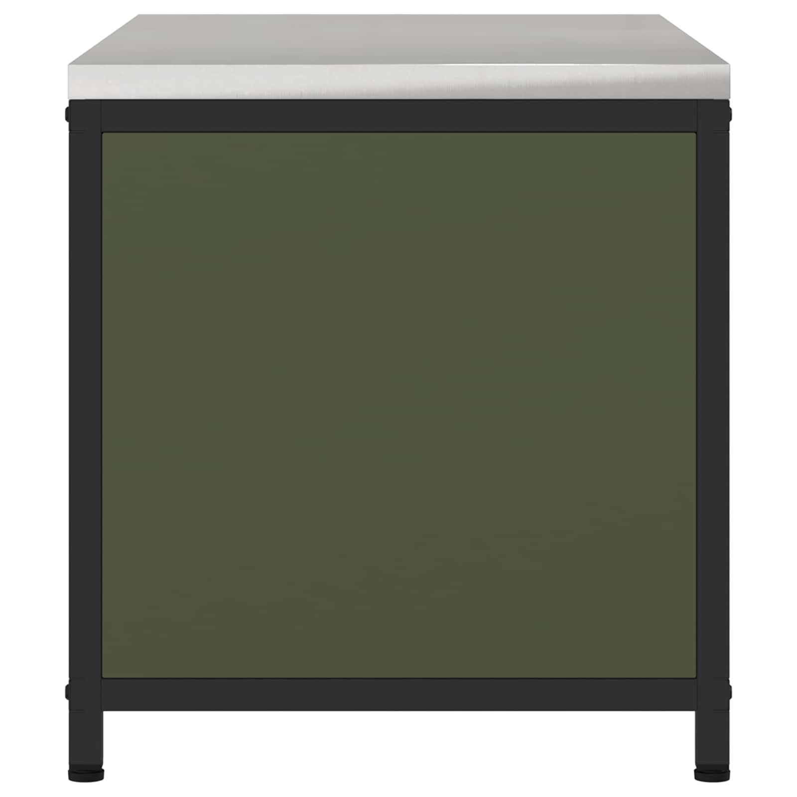 Stoccaggio in cucina HATTEM Verde Oliva 90 x 50 x 53 cm Acciaio | homemem39