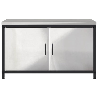 Stoccaggio in cucina HATTEM Argento 90 x 50 x 53 cm Acciaio | homemem39