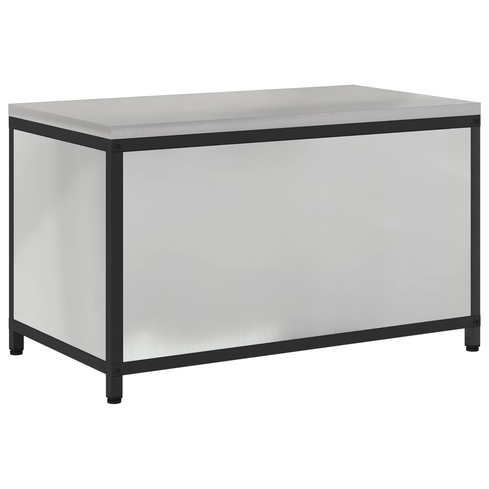 Stoccaggio in cucina HATTEM Argento 90 x 50 x 53 cm Acciaio | homemem39