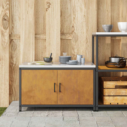 Stoccaggio in cucina HATTEM Ruggine 90 x 50 x 53 cm Acciaio | homemem39