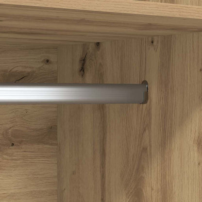 Guardaroba con lo scaffale rovere artigianale Legno multistrato