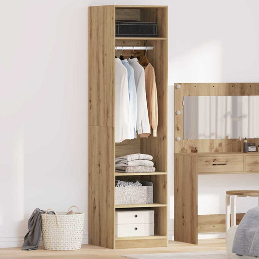 Guardaroba con lo scaffale rovere artigianale Legno multistrato