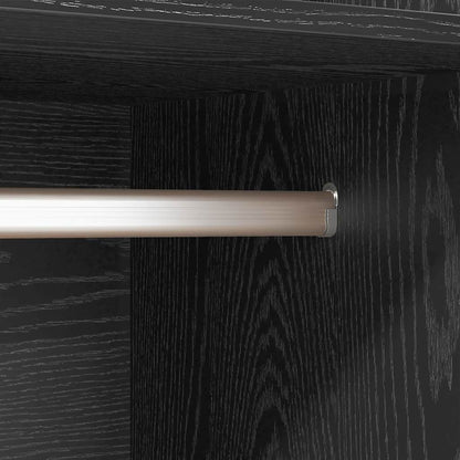 Guardaroba Rovere Nero 50 x 50 x 200 cm Legno multistrato | homemem39