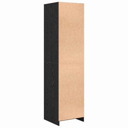 Guardaroba Rovere Nero 50 x 50 x 200 cm Legno multistrato | homemem39