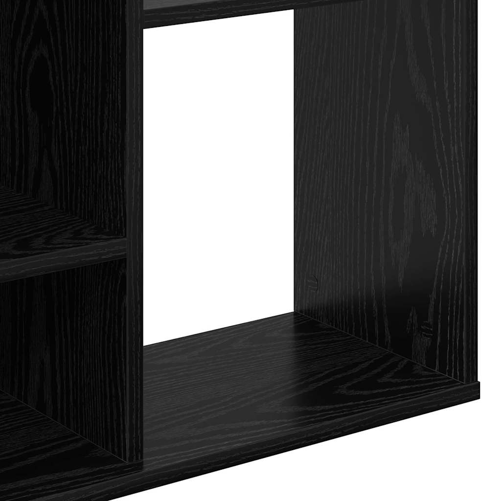 Divider per stanze Rovere nero 100 x 24 x 140 cm