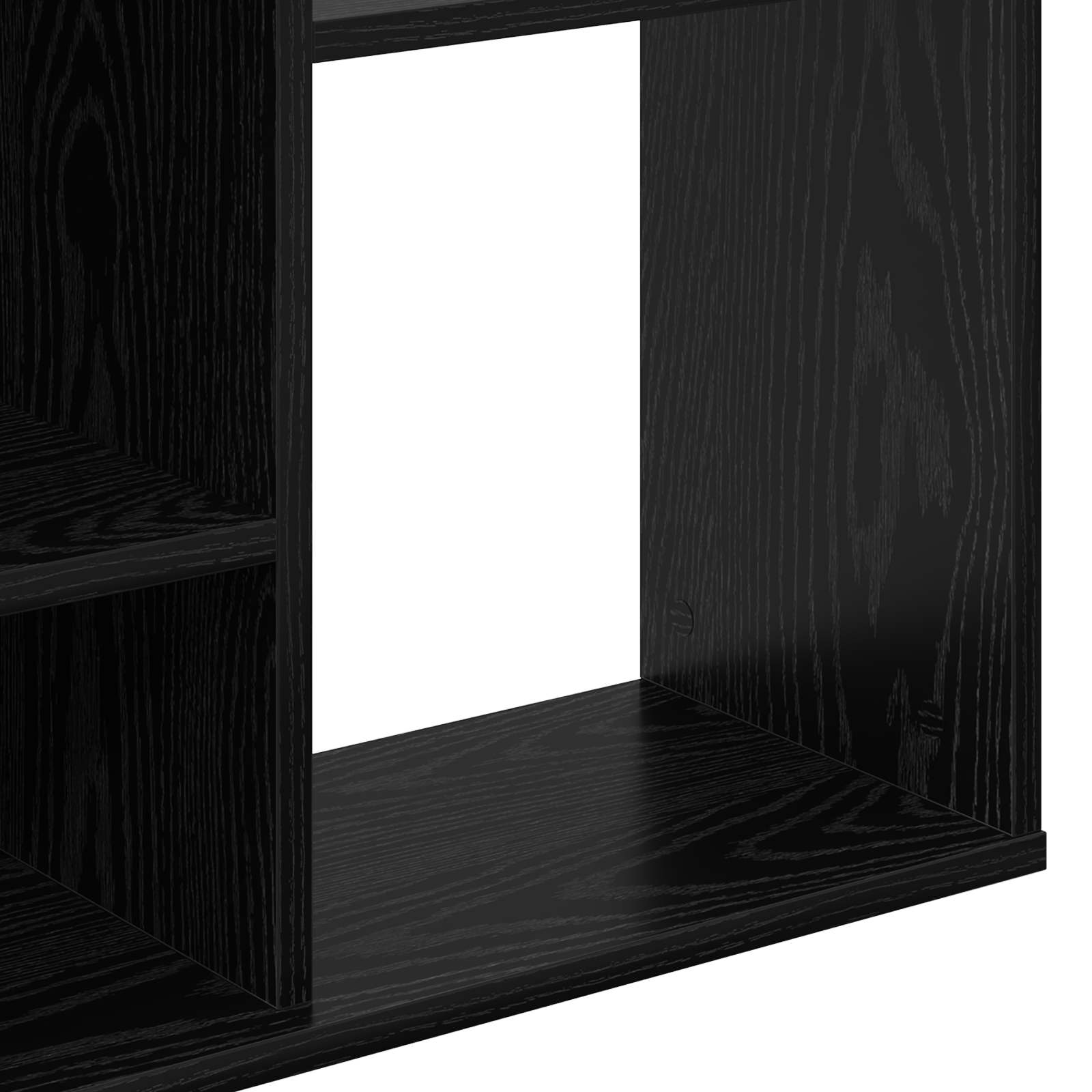 Divider per stanze Rovere Nero 100 x 24 x 140 cm | homemem39