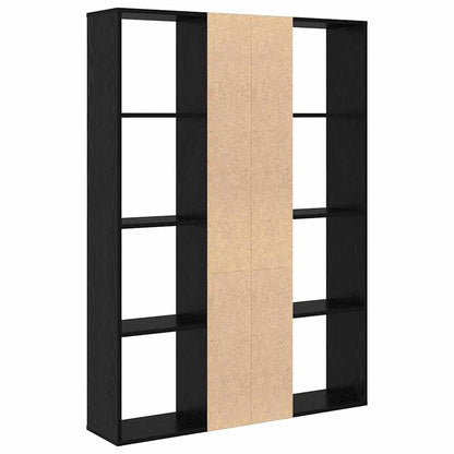 Divider per stanze Rovere nero 100 x 24 x 140 cm