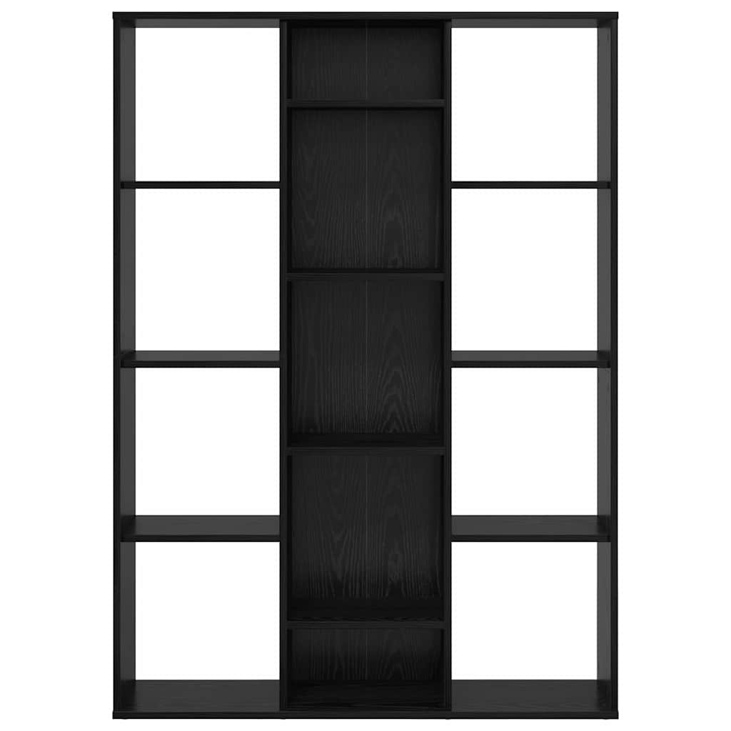 Divider per stanze Rovere nero 100 x 24 x 140 cm