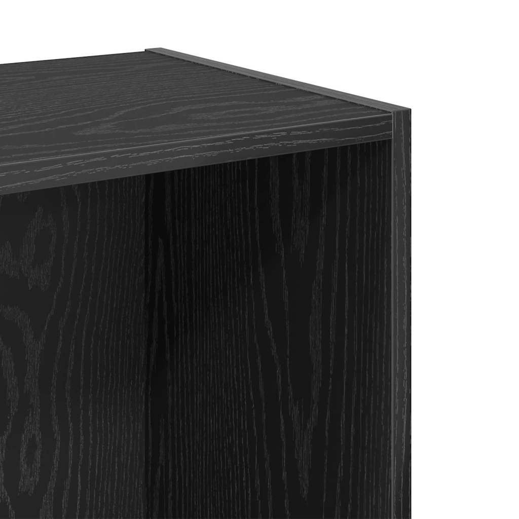 Libreria Rovere nero 40 x 30 x 77 cm Legno multistrato
