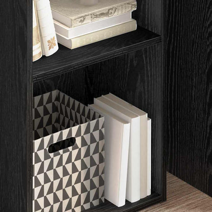 Libreria Rovere nero 40 x 30 x 77 cm Legno multistrato