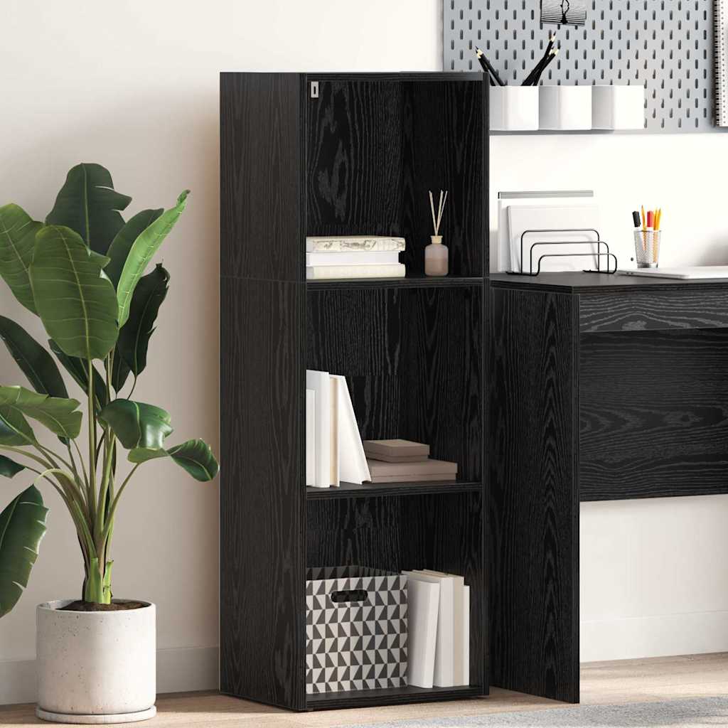 Libreria Rovere Nero 40 x 30 x 114 cm Legno multistrato | homemem39