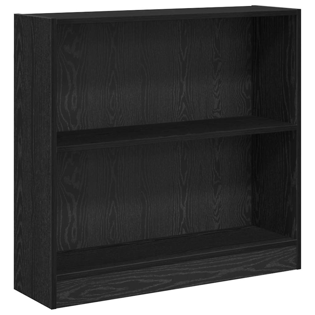 Libreria Rovere nero 80 x 24 x 109 cm Legno multistrato