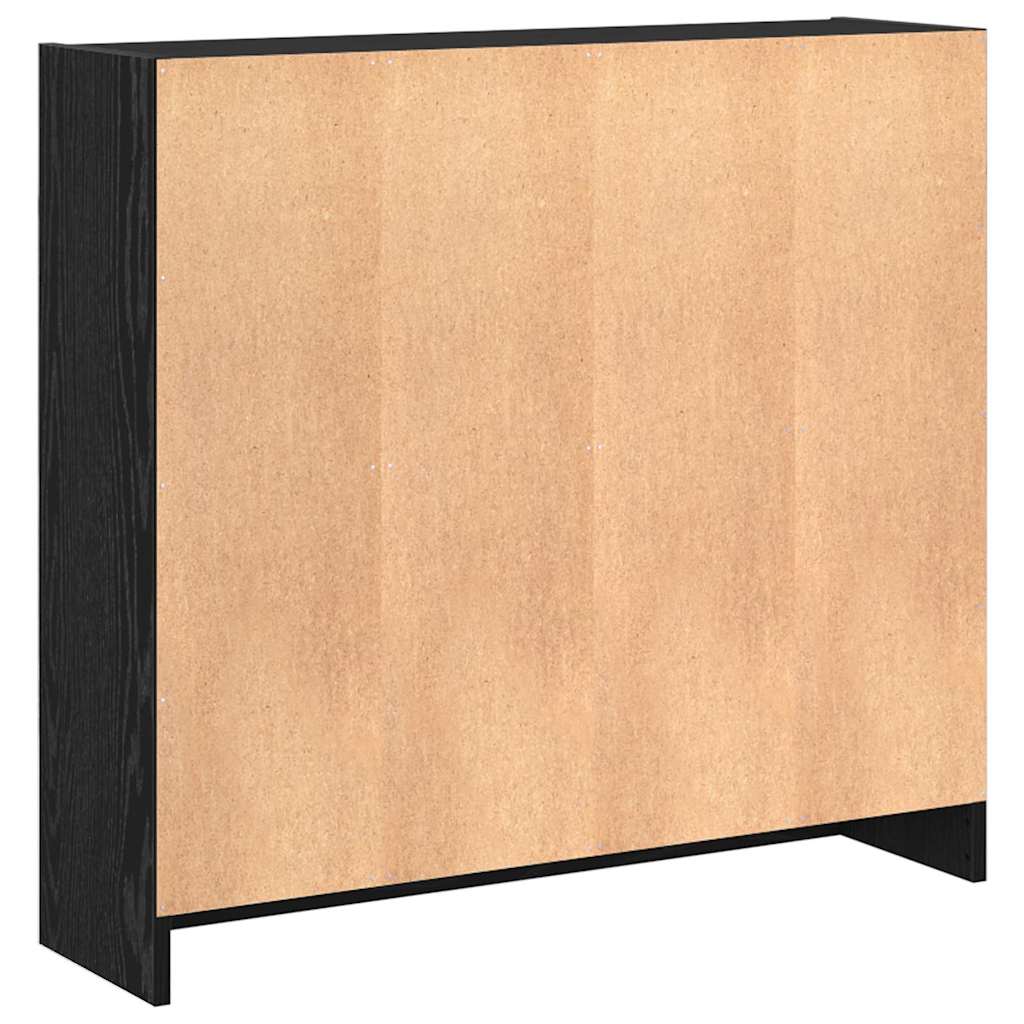 Libreria Rovere nero 80 x 24 x 109 cm Legno multistrato