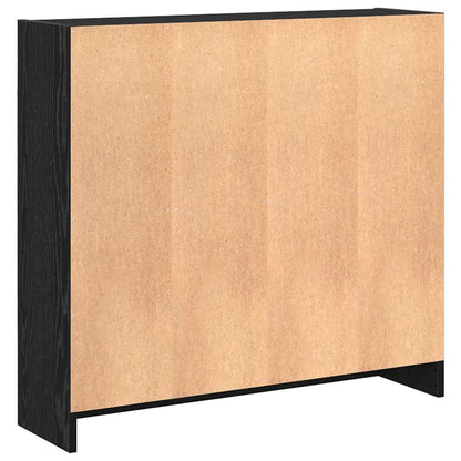 Libreria Rovere nero 80 x 24 x 109 cm Legno multistrato