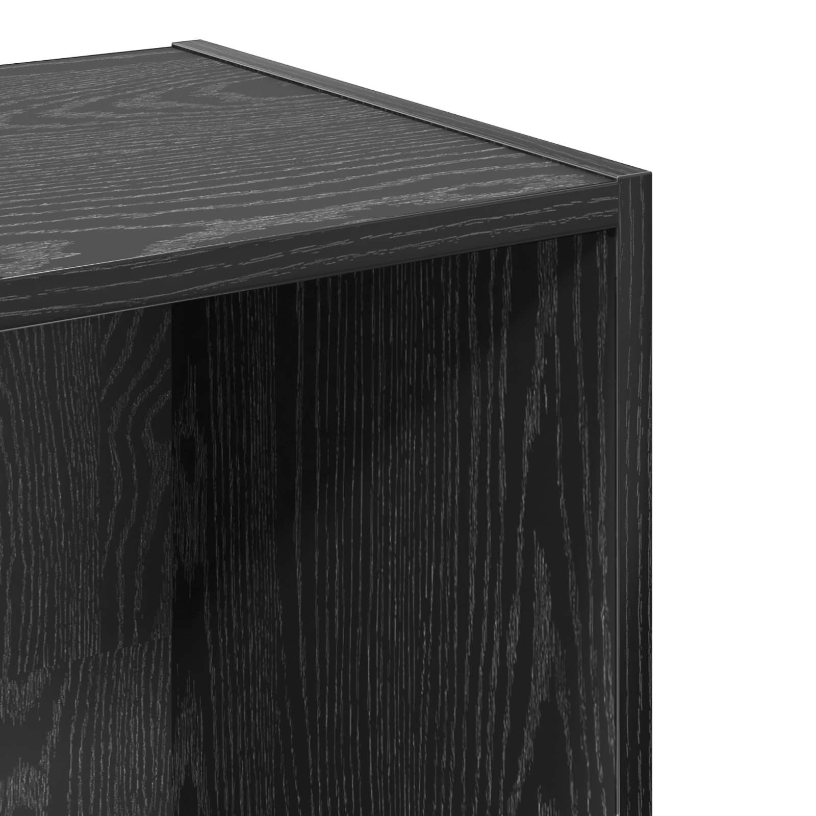 Libreria Rovere Nero 40 x 30 x 152 cm Legno multistrato | homemem39