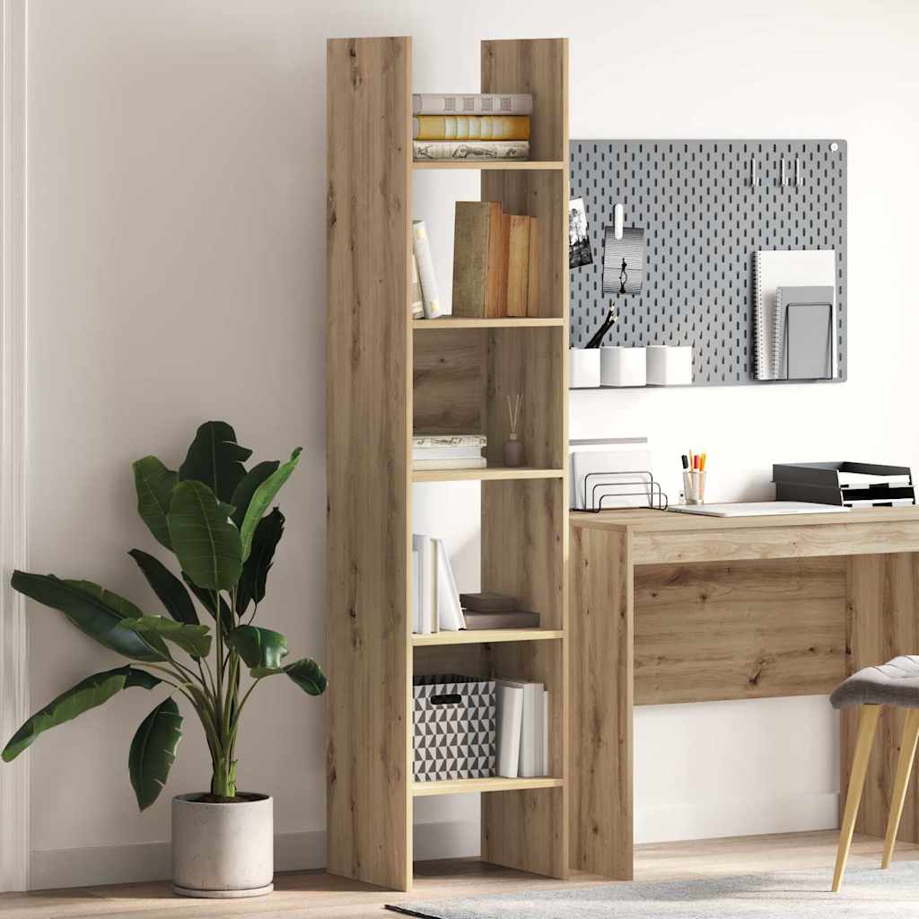 Armadio per Libri Rovere artigianale 40 x 35 x 180 cm | homemem39