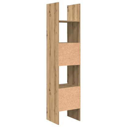 Armadio per Libri Rovere artigianale 40 x 35 x 180 cm | homemem39