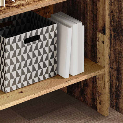 Armadio per Libri Legno vecchio 60 x 35 x 180 cm