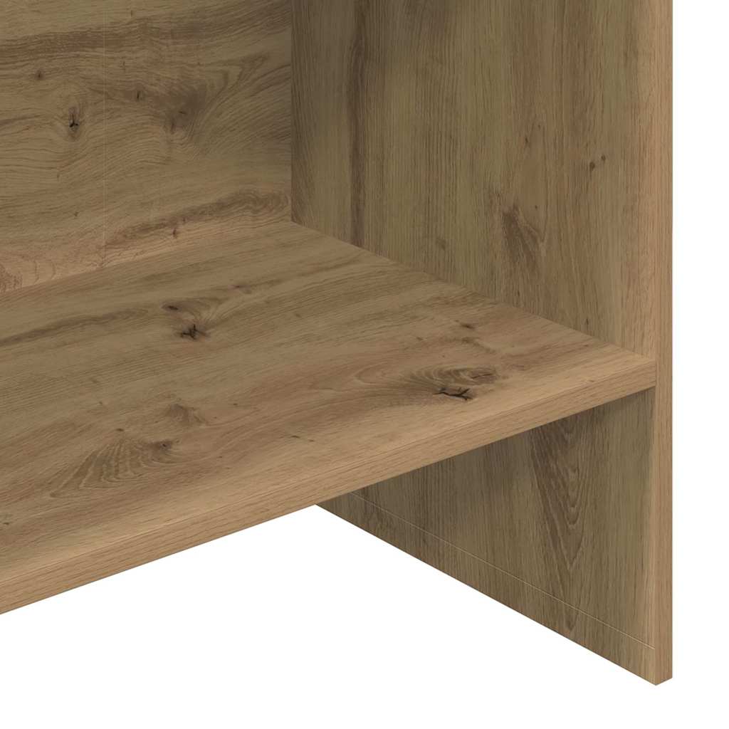 Armadio per Libri 5 livelli 60 x 35 x 180 cm Rovere artigianale