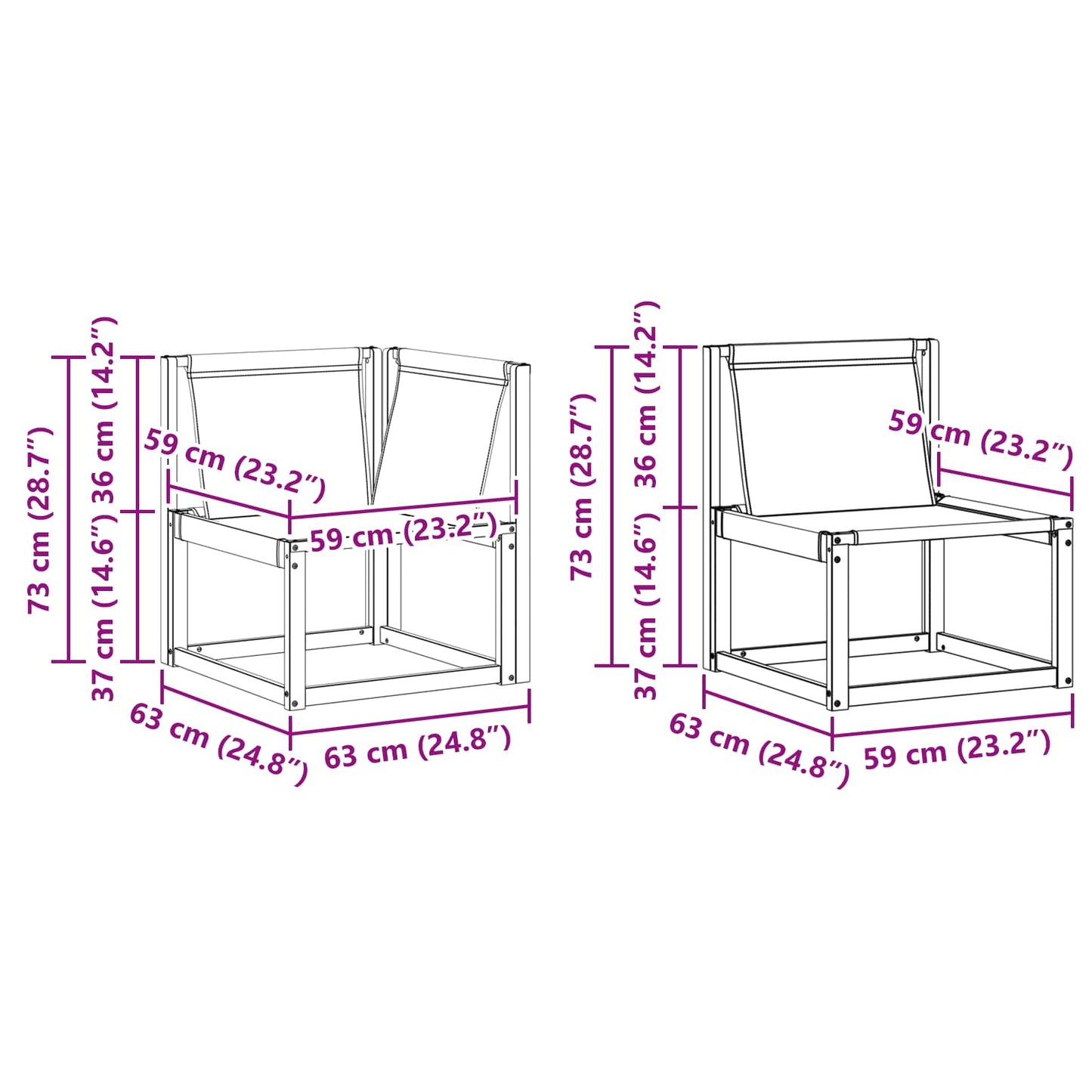 Set di divani da esterno con cuscino 5 pcs Naturale e Beige | homemem39