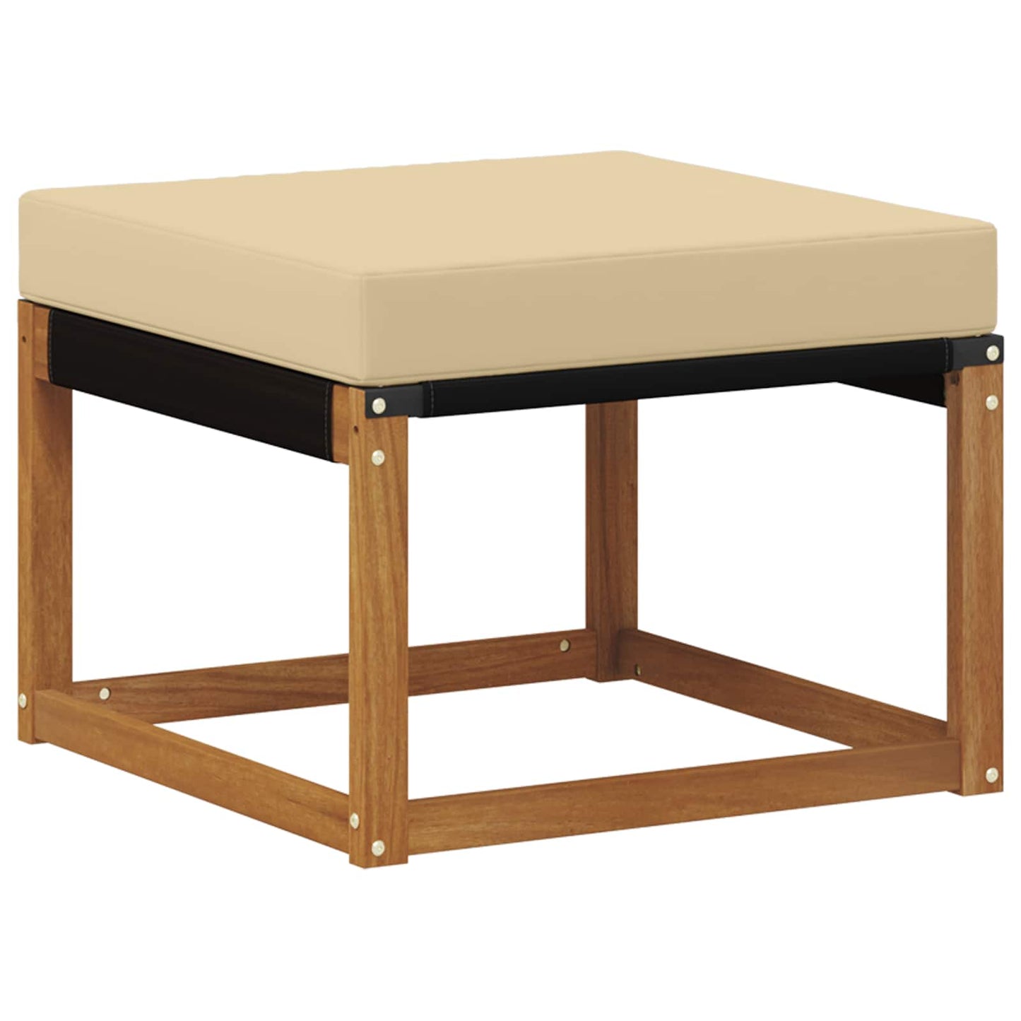 Set di divani da esterno con cuscino 6 pcs Naturale e Beige