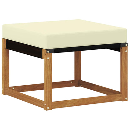 Set di divani da esterno con cuscino 8 pcs Naturale e Crema