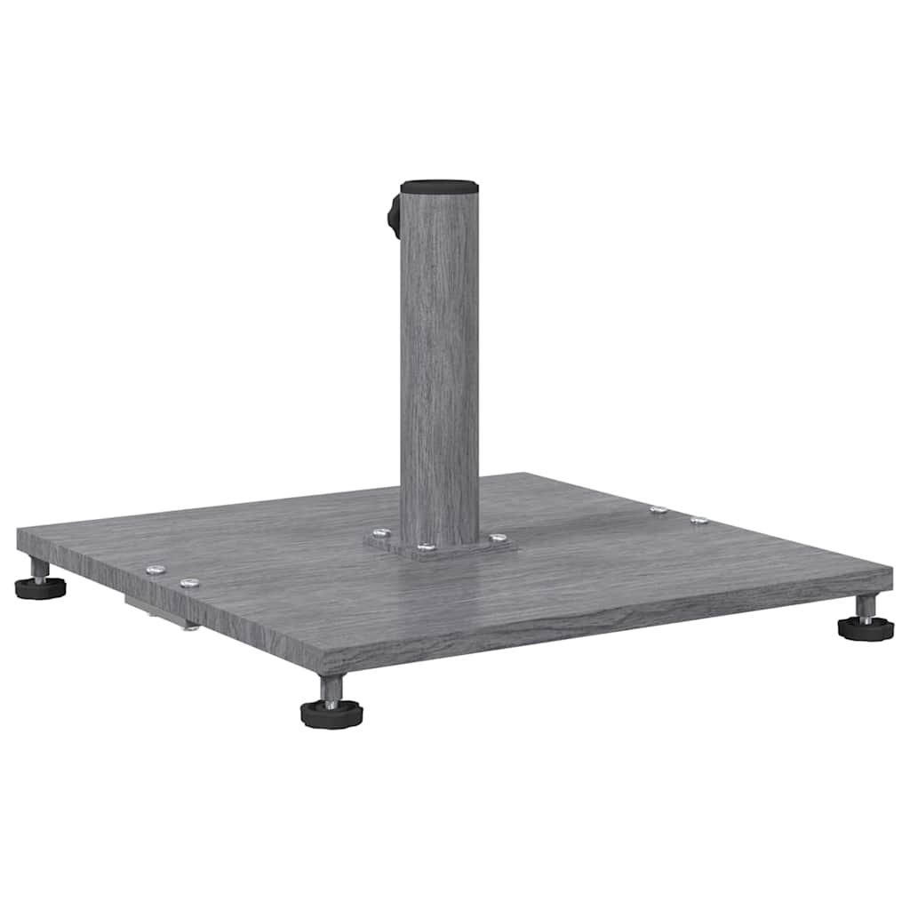 Base per Ombrello da Esterno Aspetto legno grigio scuro