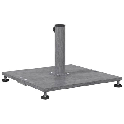 Base per Ombrello da Esterno Aspetto legno grigio scuro