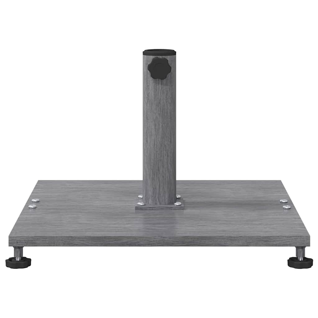 Base per Ombrello da Esterno Aspetto legno grigio scuro