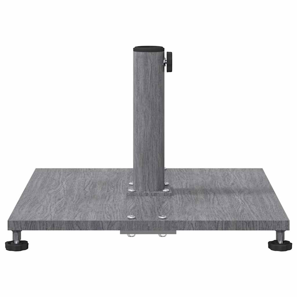 Base per Ombrello da Esterno Aspetto legno grigio scuro