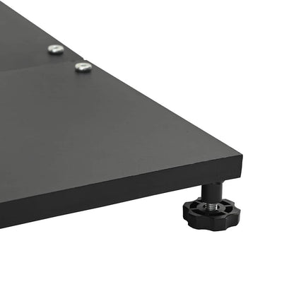 Base per Ombrello da Esterno Nero 45 x 45 x 31 cm Acciaio