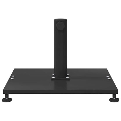 Base per Ombrello da Esterno Nero 45 x 45 x 31 cm Acciaio