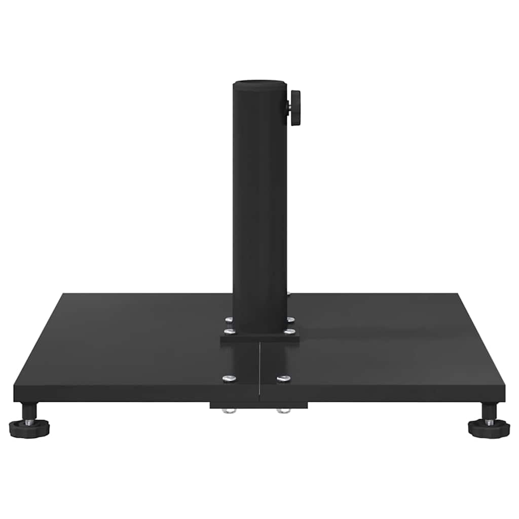 Base per Ombrello da Esterno Nero 45 x 45 x 31 cm Acciaio