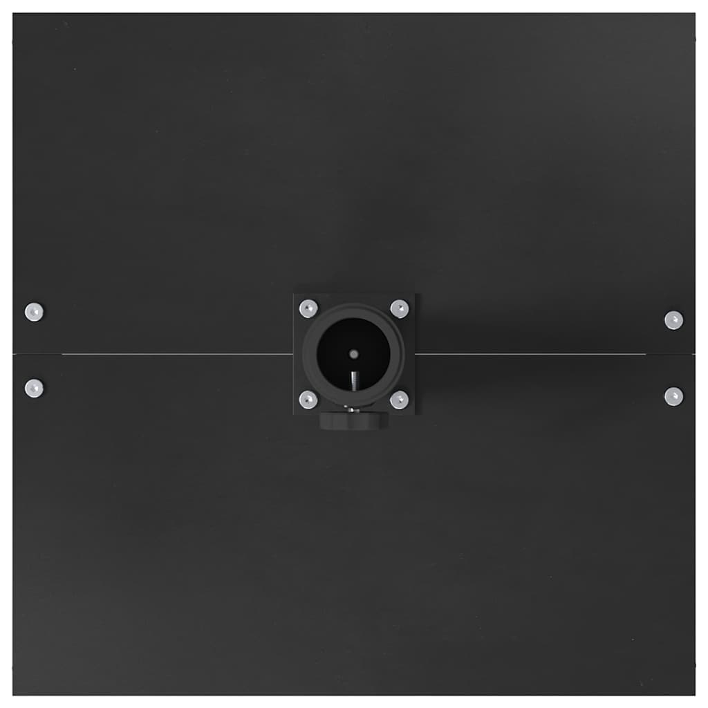 Base per Ombrello da Esterno Nero 45 x 45 x 31 cm Acciaio