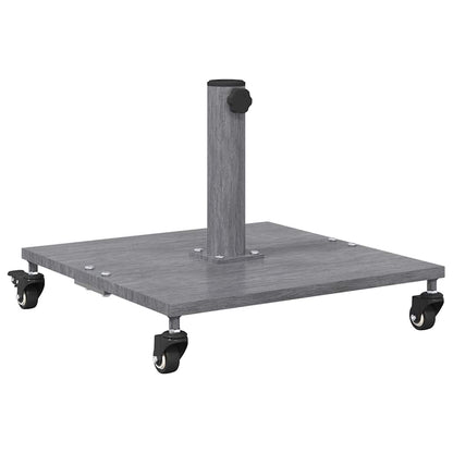 Base per Ombrello da Esterno Aspetto legno grigio scuro