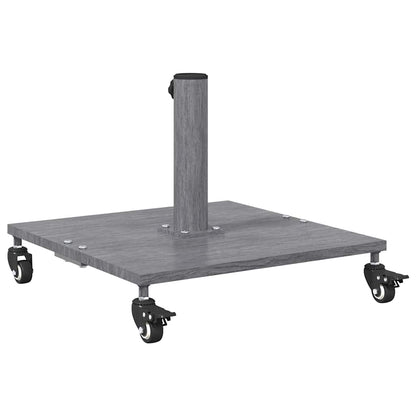 Base per Ombrello da Esterno Aspetto legno grigio scuro