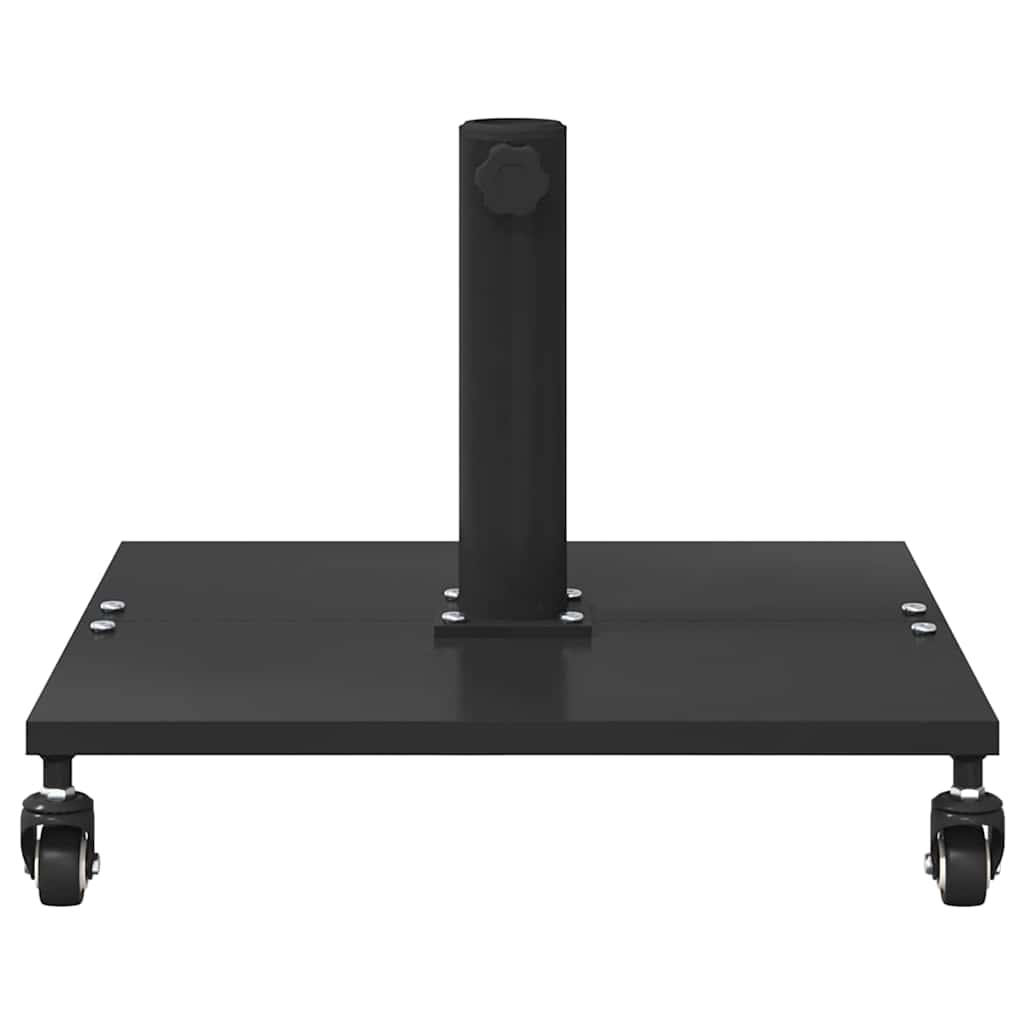Base per Ombrello da Esterno Nero 45 x 45 x 31 cm Acciaio
