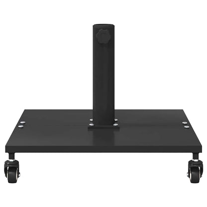 Base per Ombrello da Esterno Nero 45 x 45 x 31 cm Acciaio