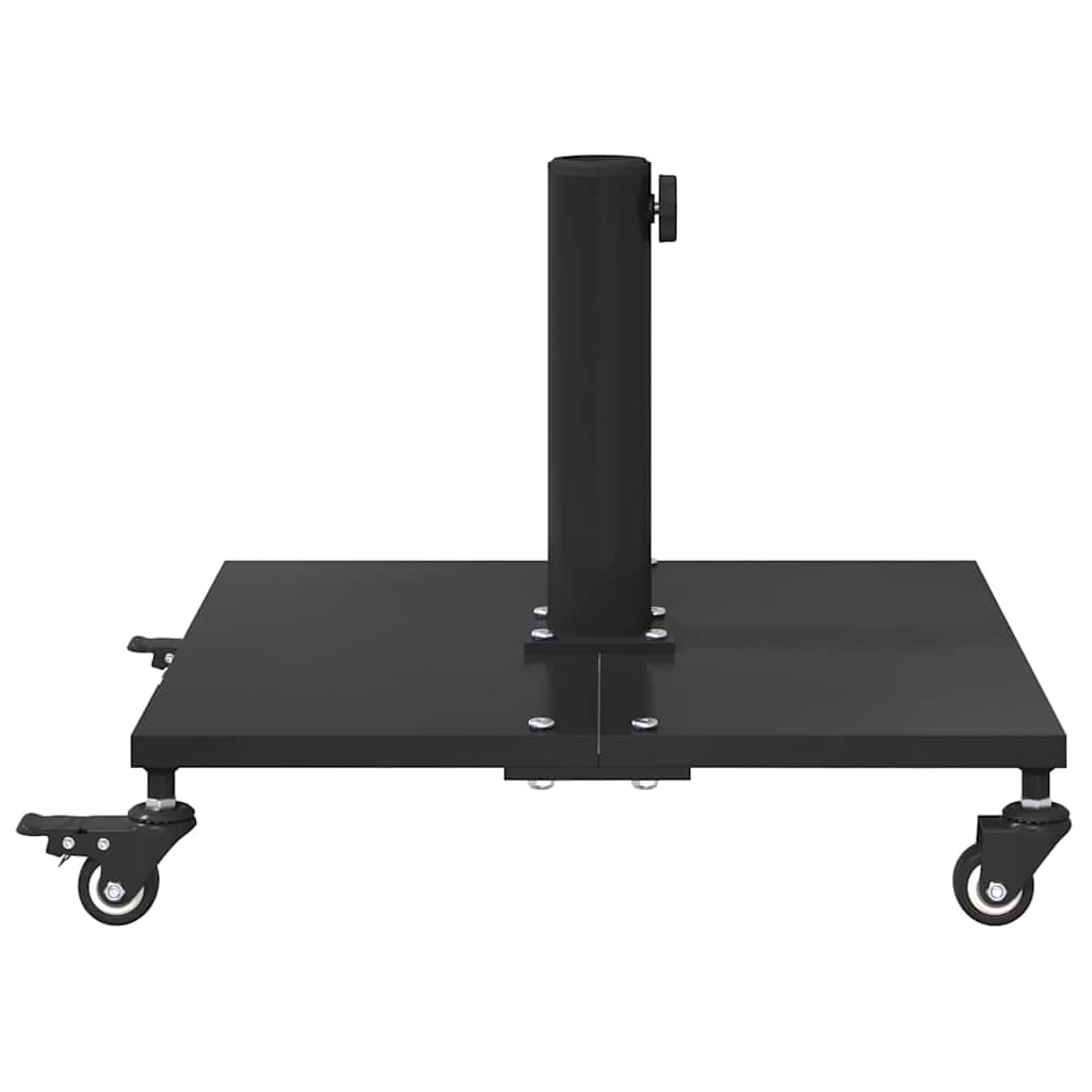 Base per Ombrello da Esterno Nero 45 x 45 x 31 cm Acciaio