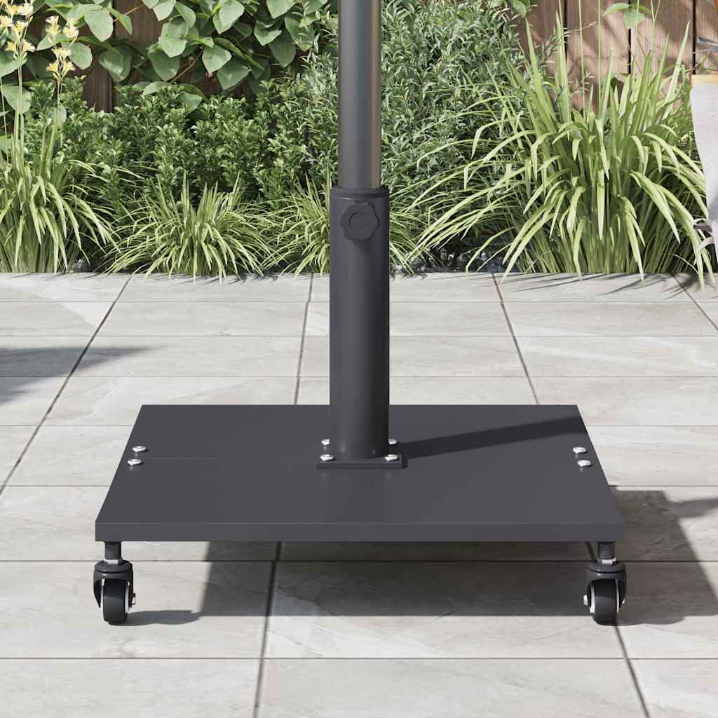 Base per Ombrello da Esterno Grigio scuro 45 x 45 x 31 cm