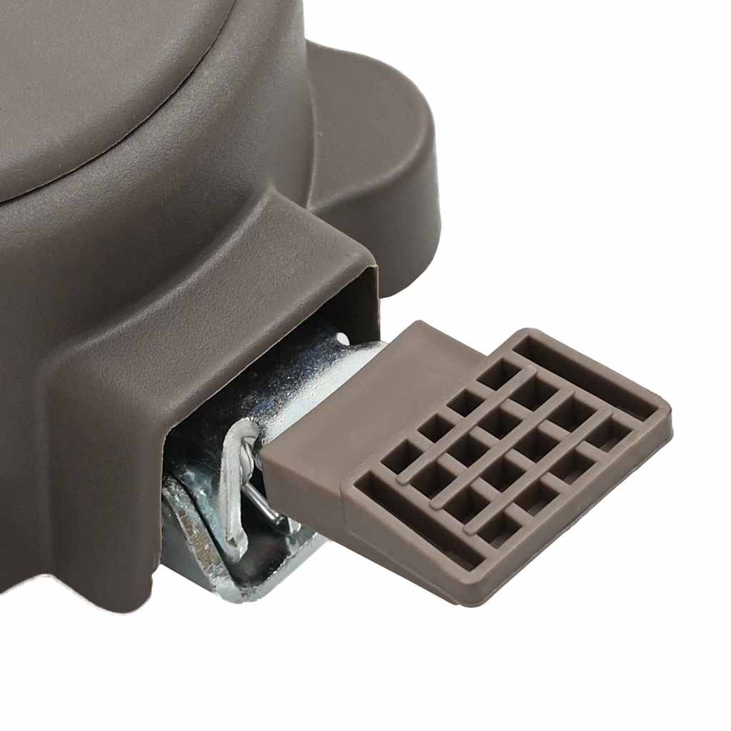 Pedale Girevole Argento 22 x 14 x 6 cm Acciaio