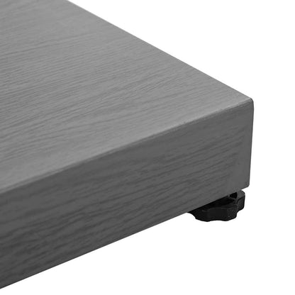 Base per Ombrello da Esterno Aspetto legno grigio scuro