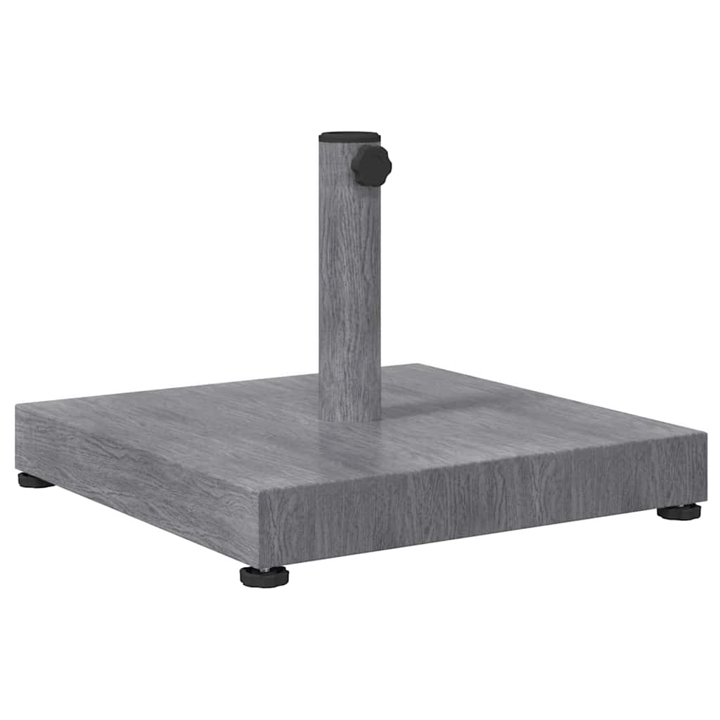 Base per Ombrello da Esterno Aspetto legno grigio scuro