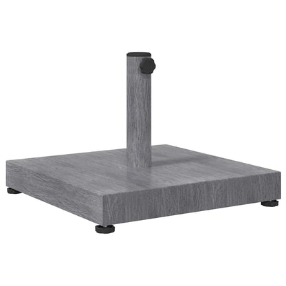 Base per Ombrello da Esterno Aspetto legno grigio scuro